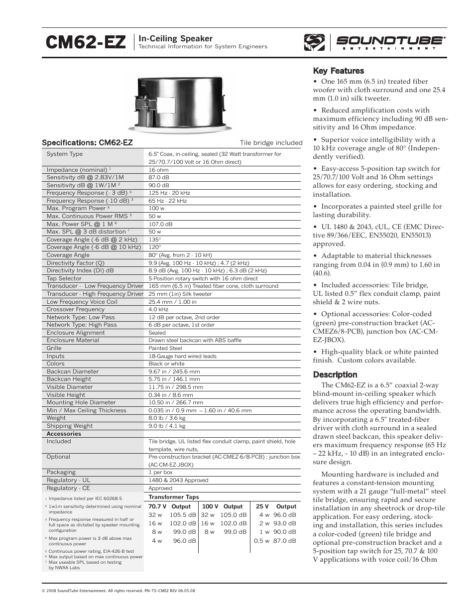 Phase Technology CM62-EZ User Manual | 4 pages