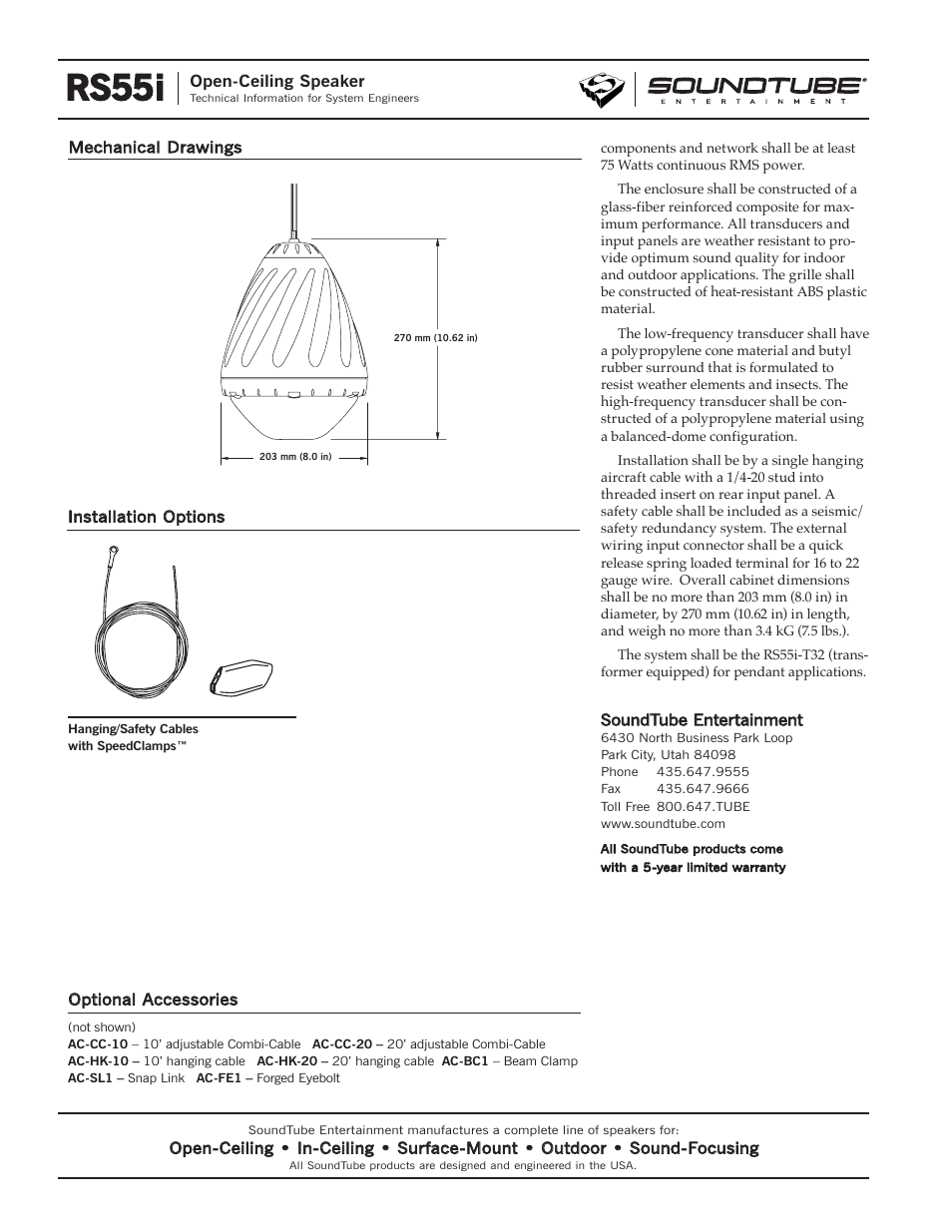 Rs55i | Phase Technology RS55i User Manual | Page 4 / 4