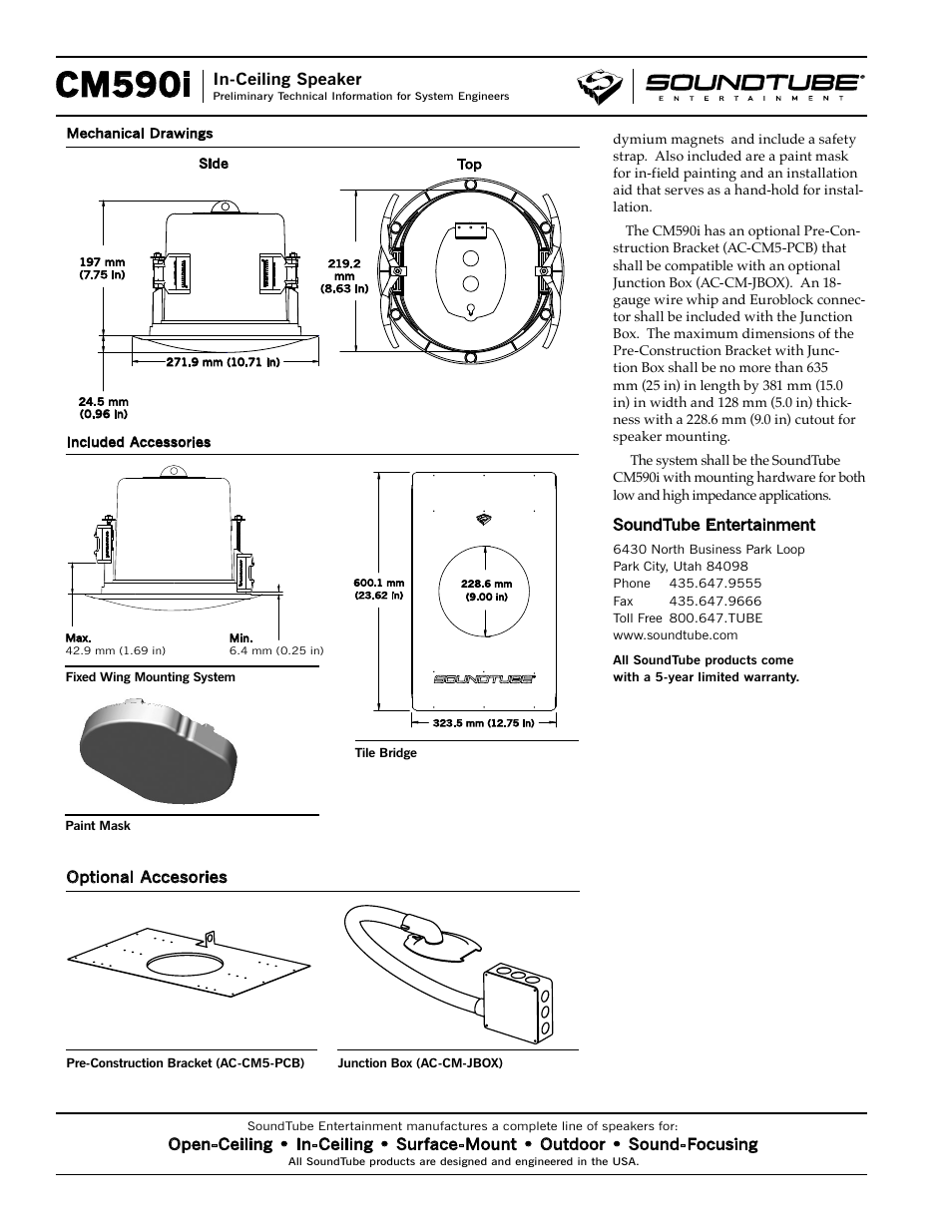 Cm590i | Phase Technology CM590i User Manual | Page 4 / 4