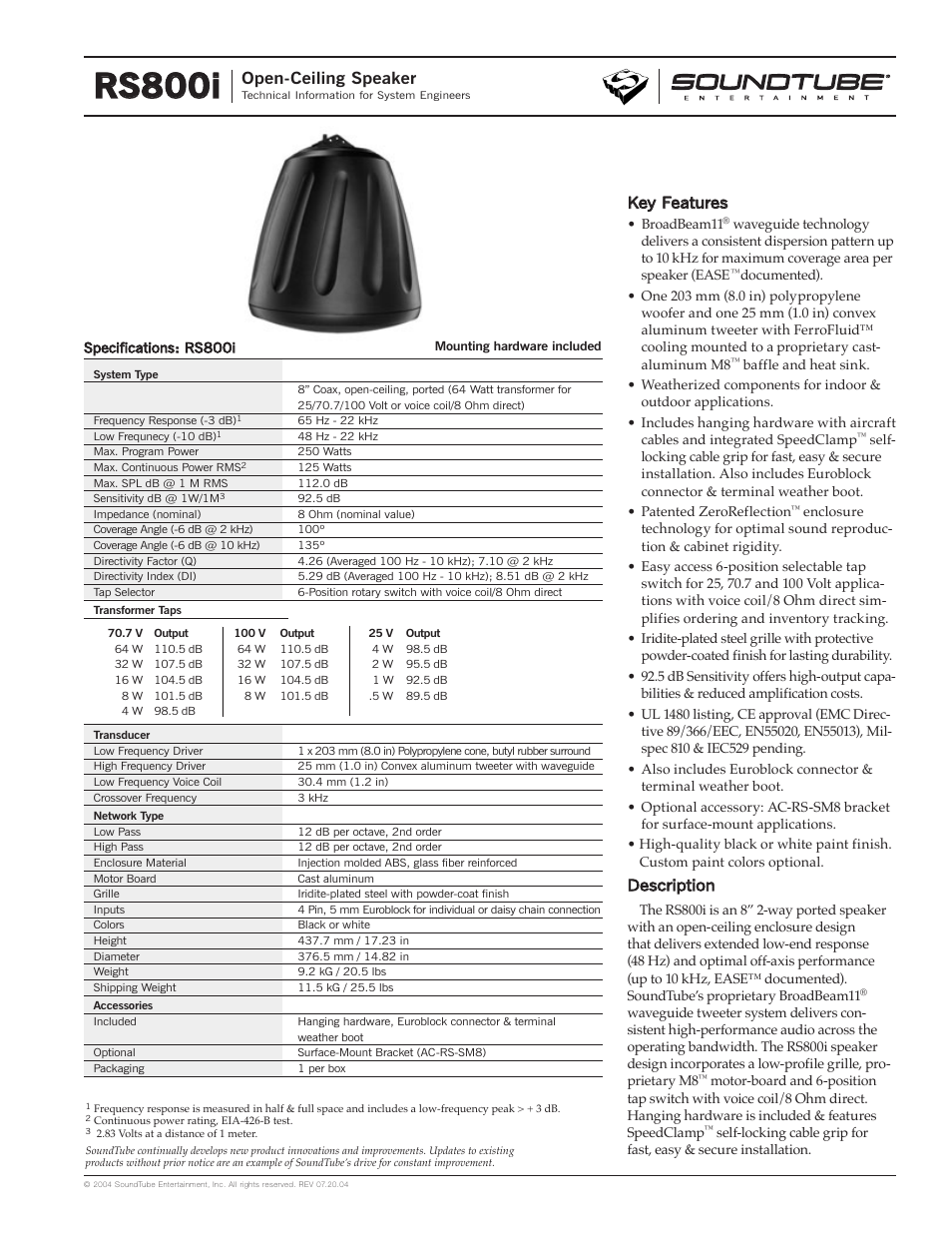 Phase Technology RS800i User Manual | 4 pages