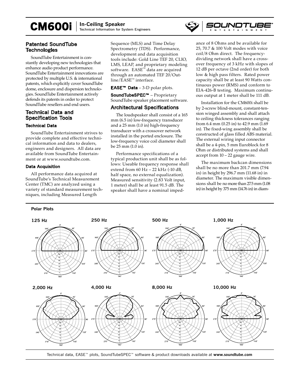 Cm600i | Phase Technology CM600i User Manual | Page 3 / 4