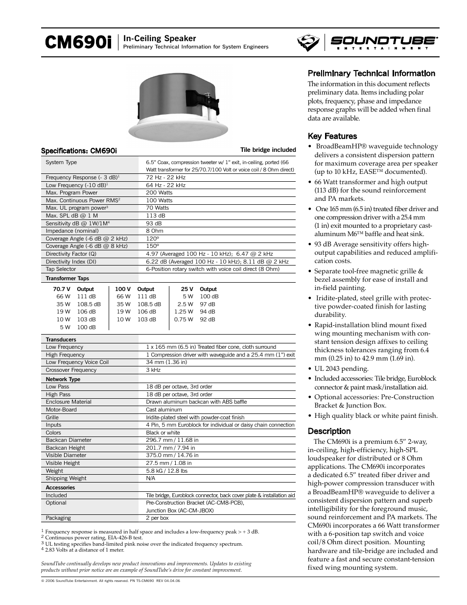 Phase Technology CM690i User Manual | 4 pages