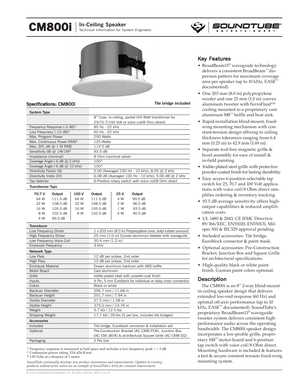 Phase Technology CM5800i User Manual | 4 pages