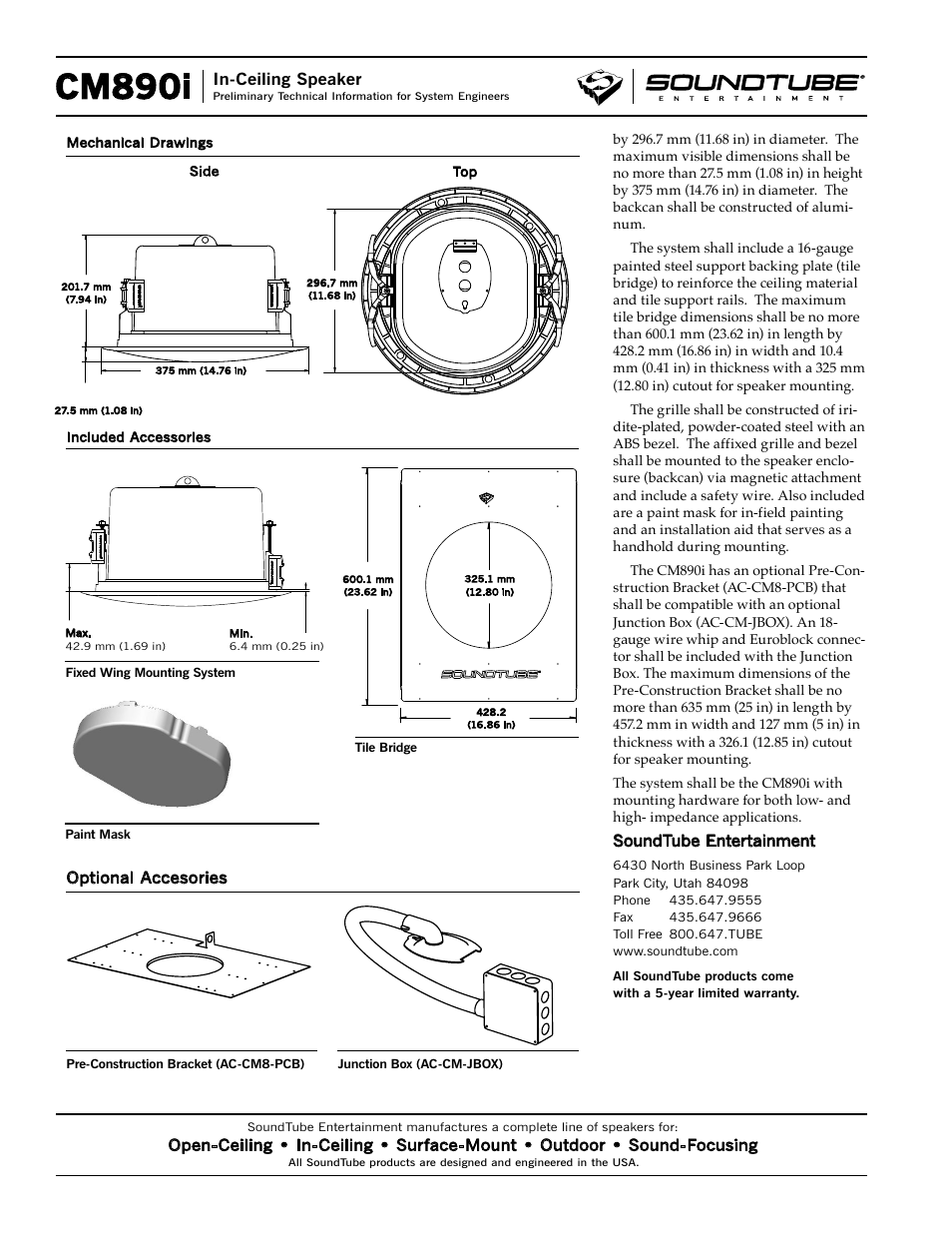 Cm890i | Phase Technology CM5890i User Manual | Page 4 / 4