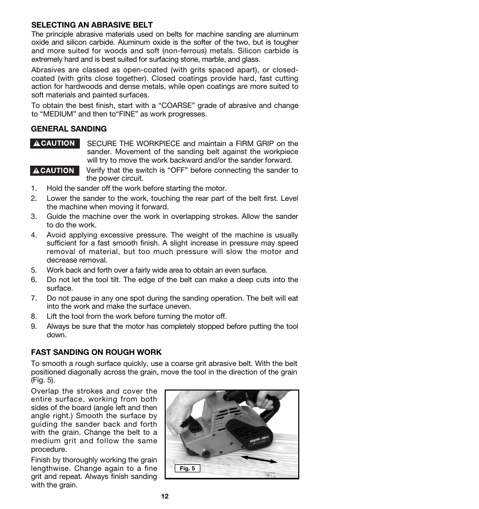 Porter-Cable 362 User Manual | Page 12 / 17