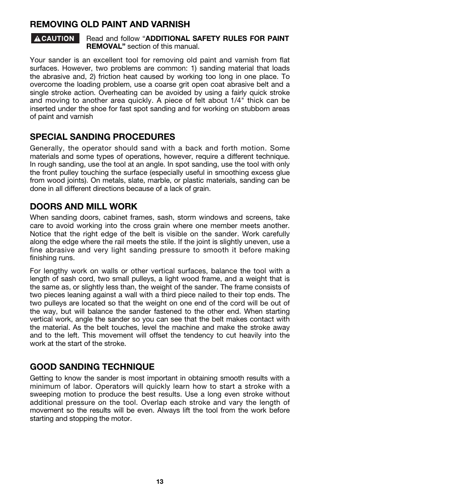 Porter-Cable 362 User Manual | Page 13 / 17