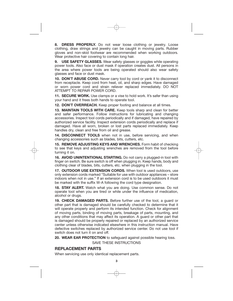 Porter-Cable 892459-0011 User Manual | Page 3 / 13