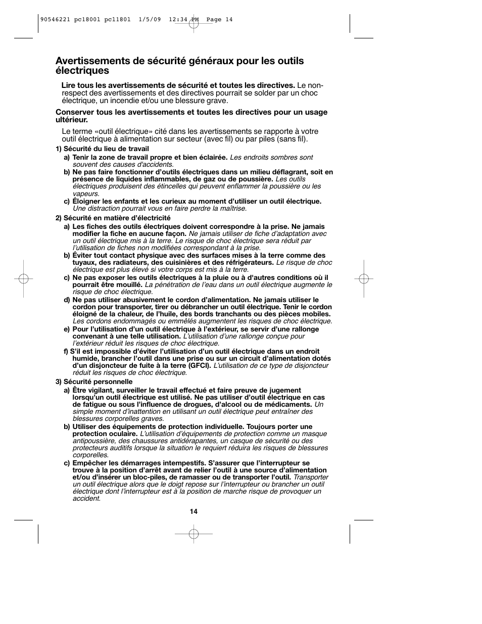 Porter-Cable PCL180L User Manual | Page 14 / 40