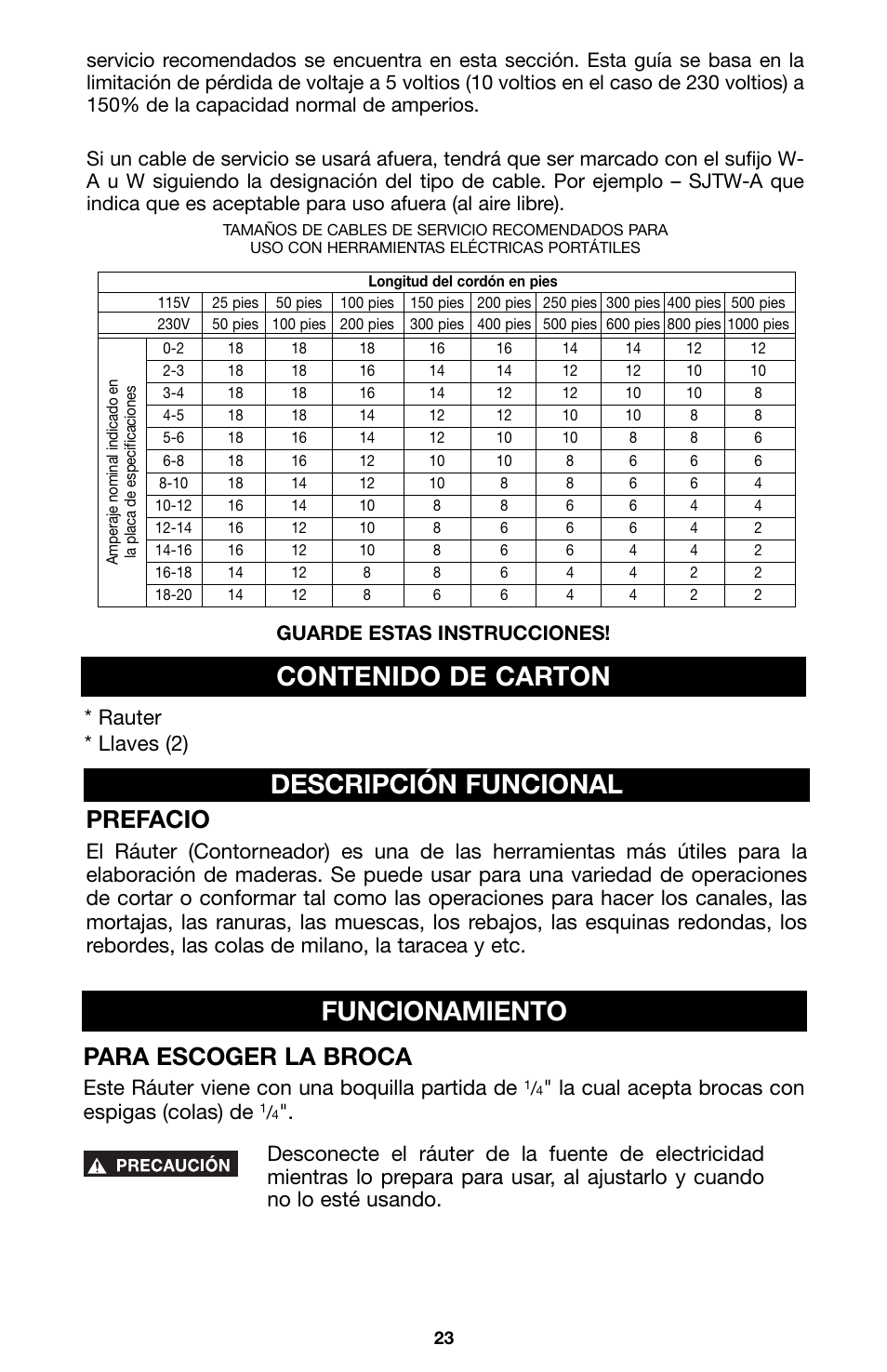 Porter-Cable 100 User Manual | Page 23 / 44