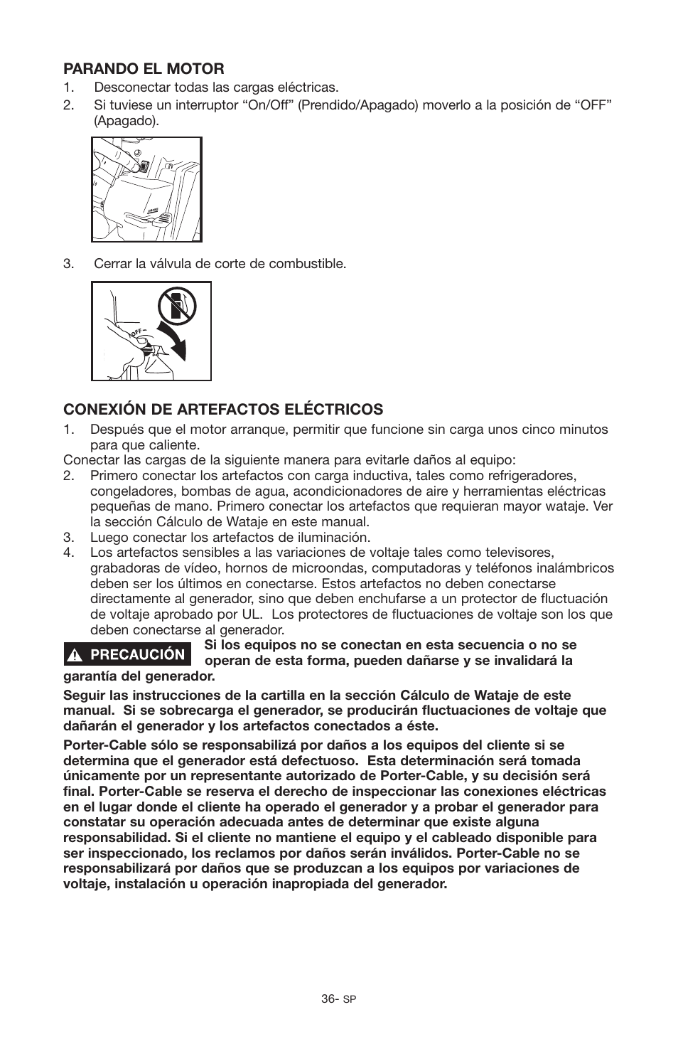 Porter-Cable PGN350 User Manual | Page 36 / 68