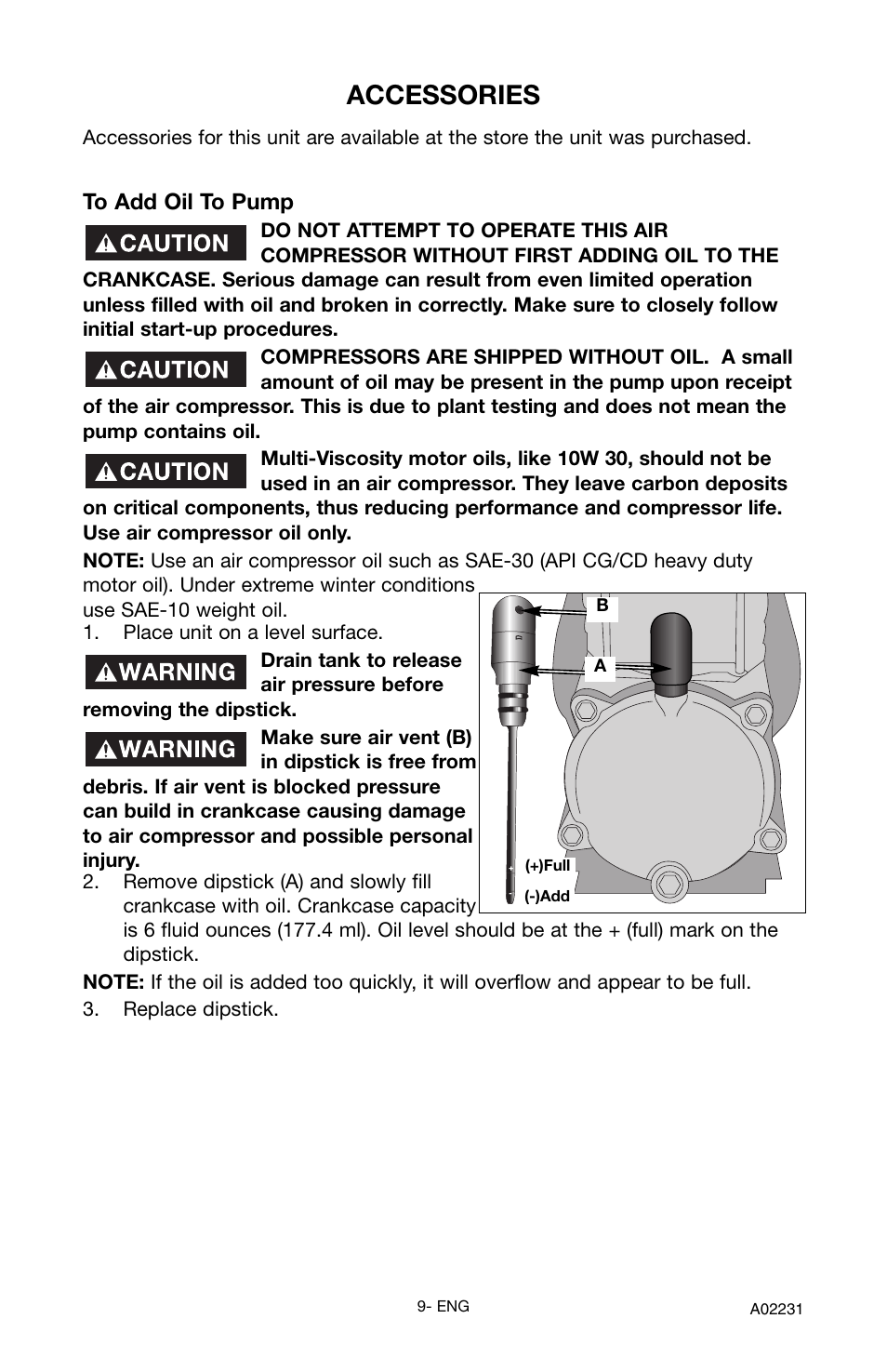 Accessories | Porter-Cable CPLDC2540P User Manual | Page 9 / 24