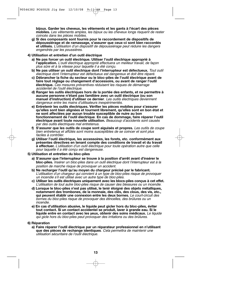 Porter-Cable 90546382 User Manual | Page 13 / 32