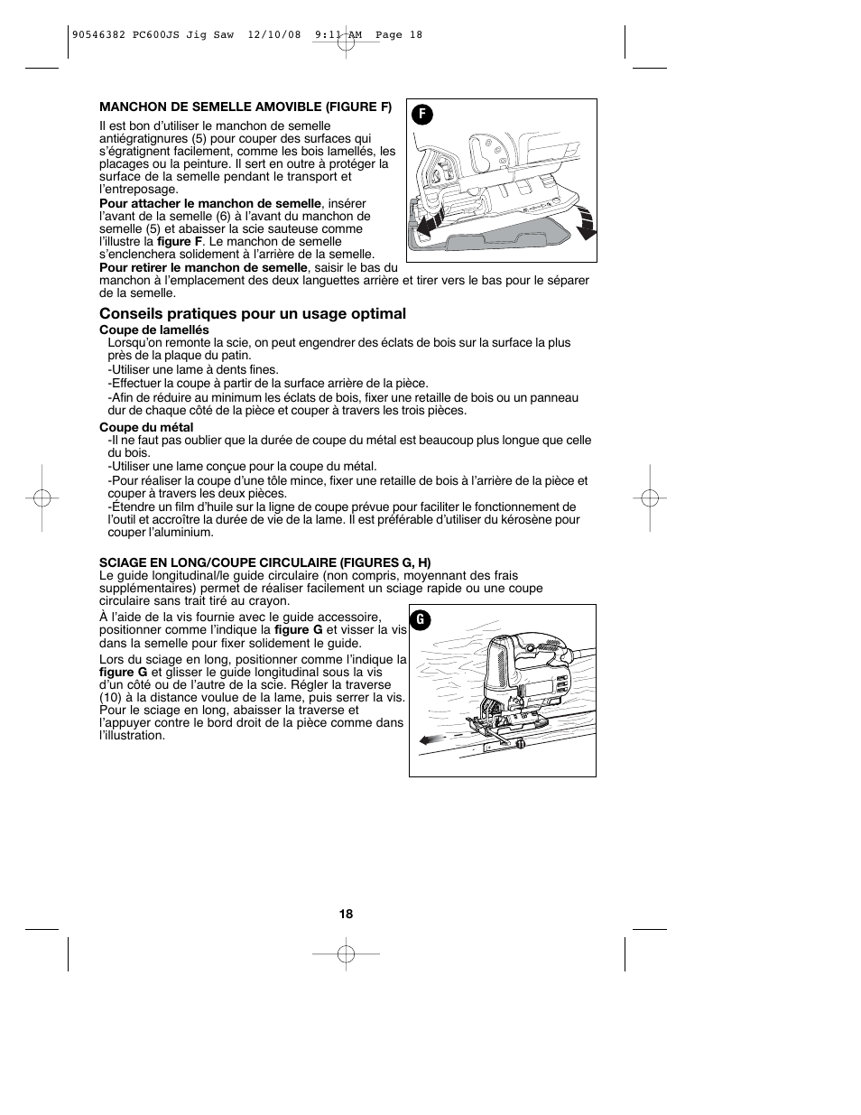 Porter-Cable 90546382 User Manual | Page 18 / 32