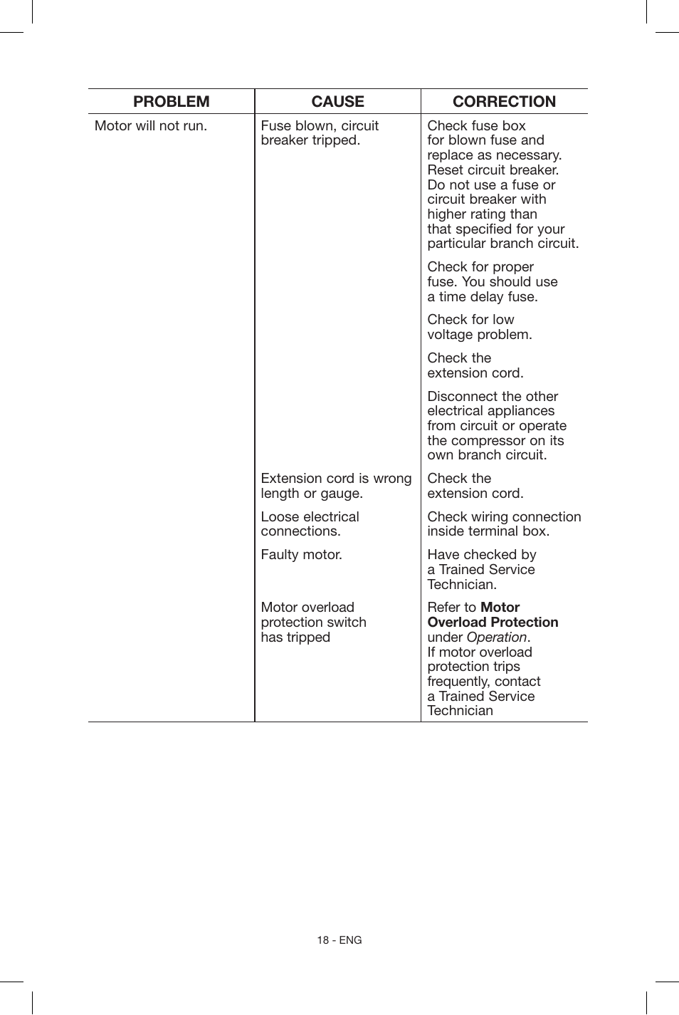 Porter-Cable N039112 User Manual | Page 18 / 64