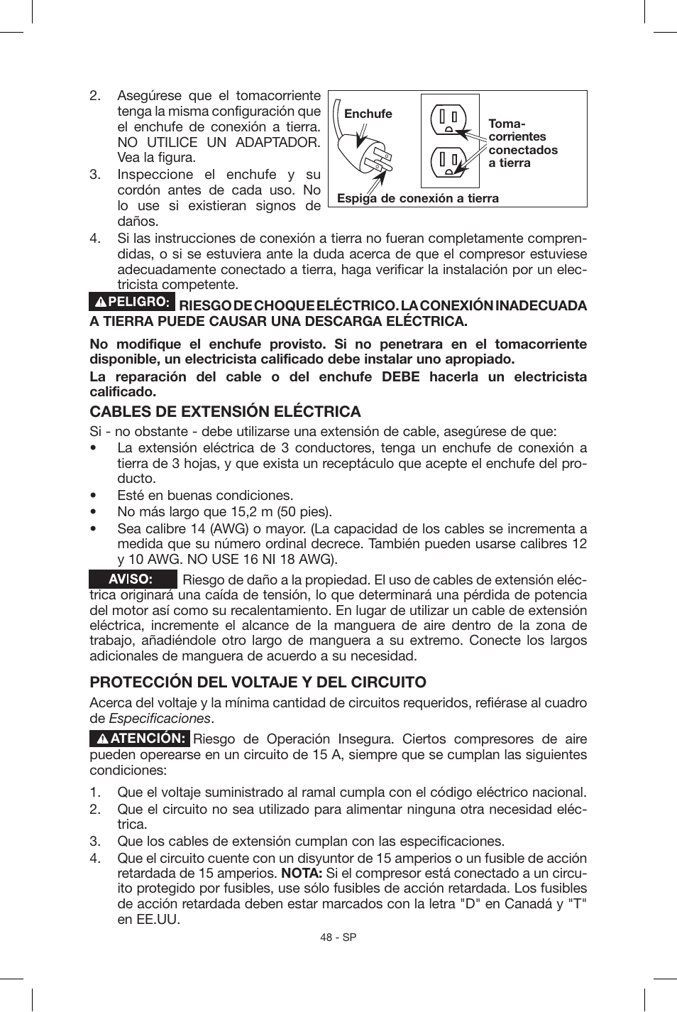 Porter-Cable N039112 User Manual | Page 48 / 64