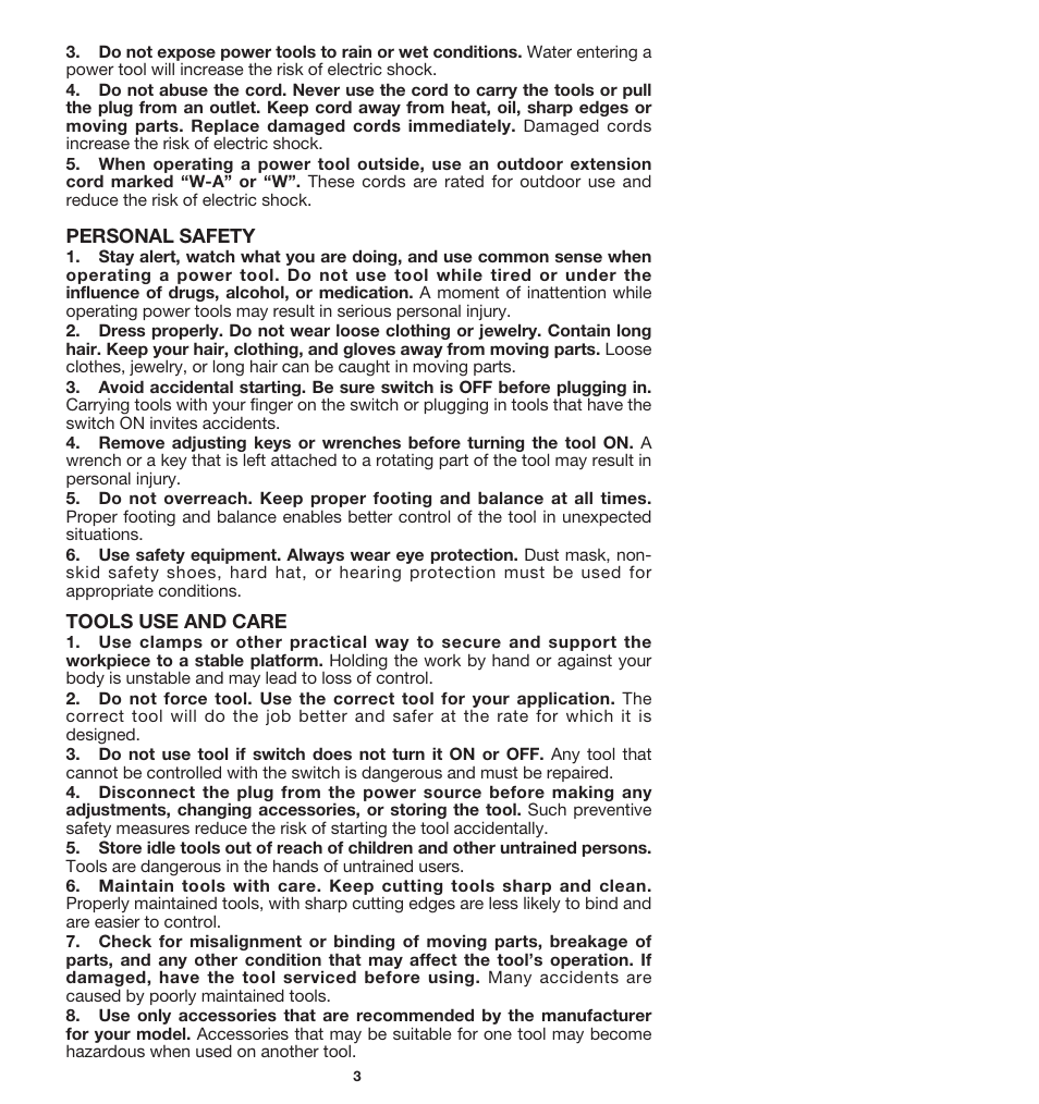 Porter-Cable 7412 User Manual | Page 3 / 13