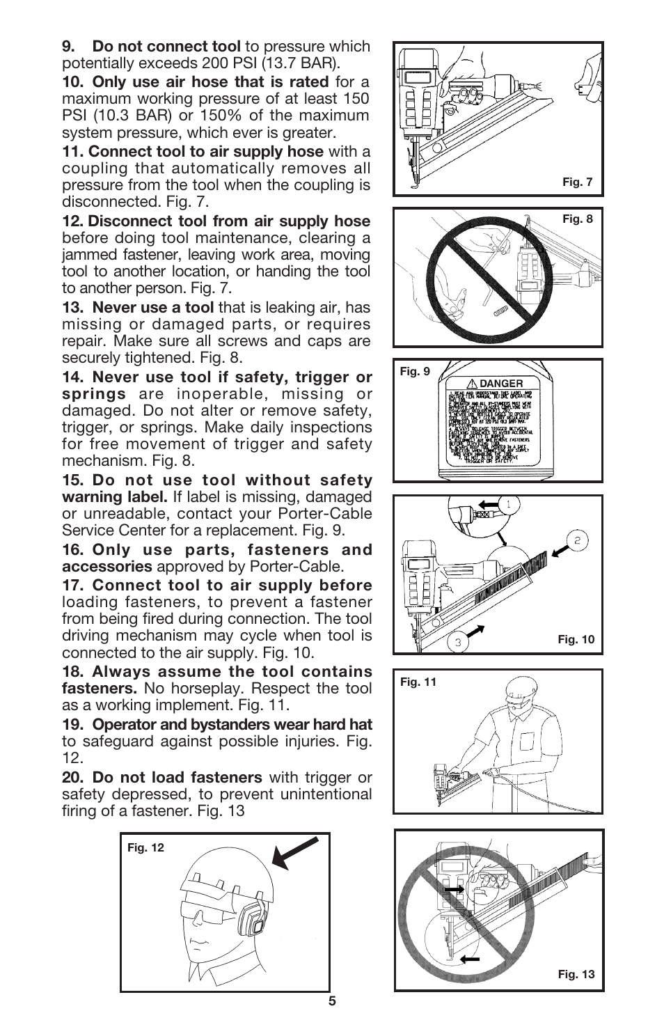 Porter-Cable FR350 User Manual | Page 5 / 15