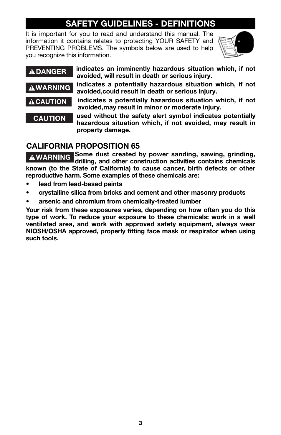 Porter-Cable 6605 User Manual | Page 3 / 36