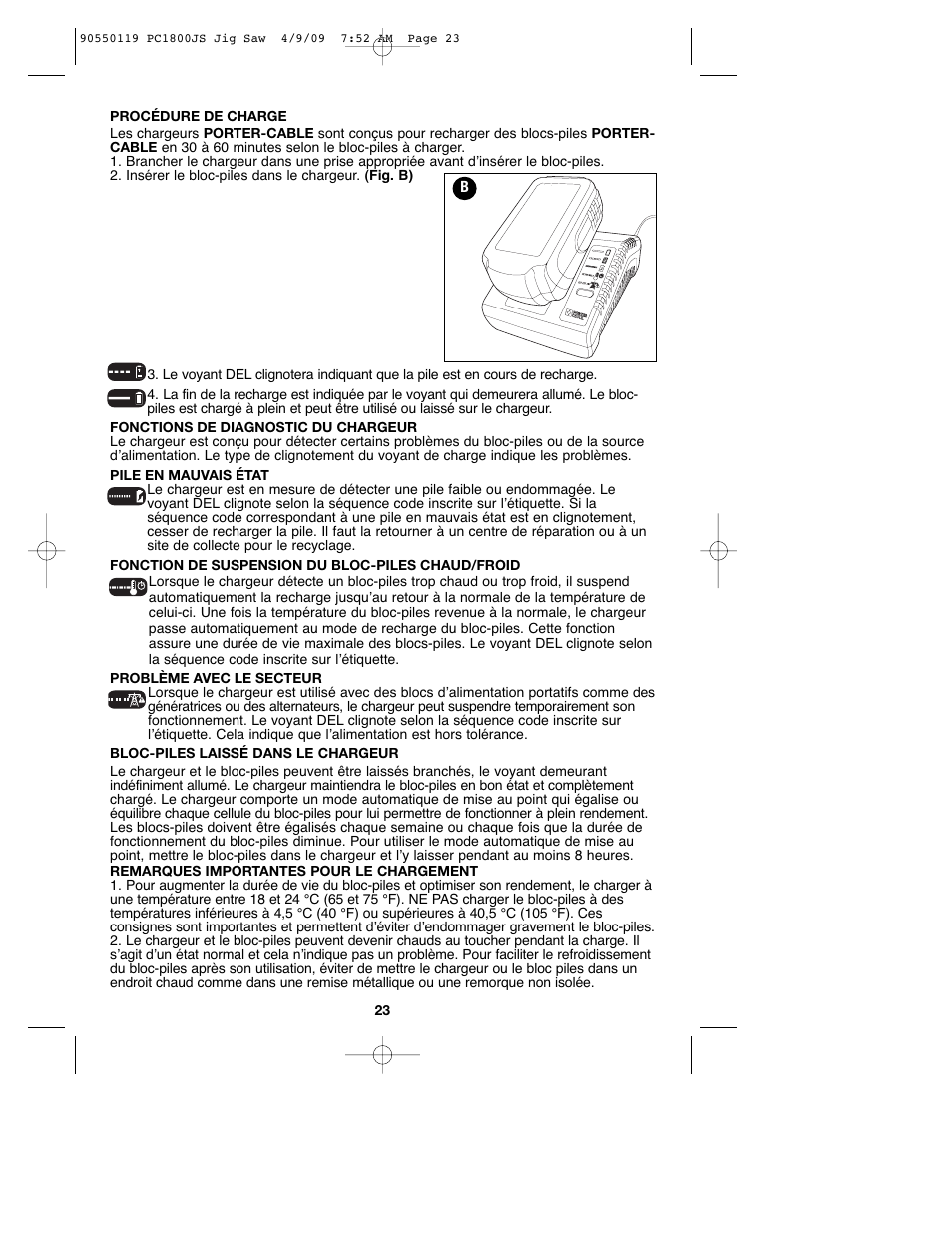 Porter-Cable PC1800JS User Manual | Page 23 / 44