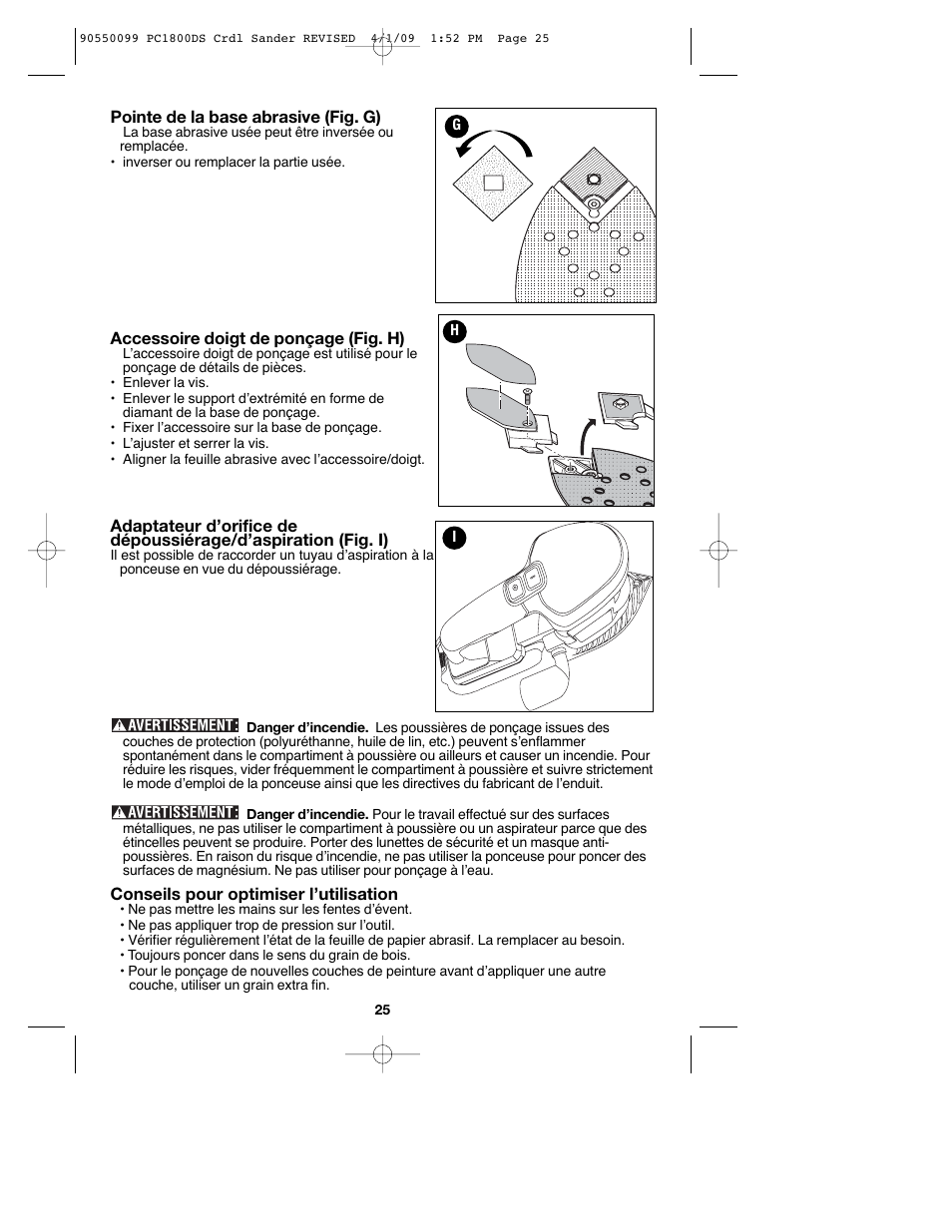 Porter-Cable 90550099 User Manual | Page 25 / 44