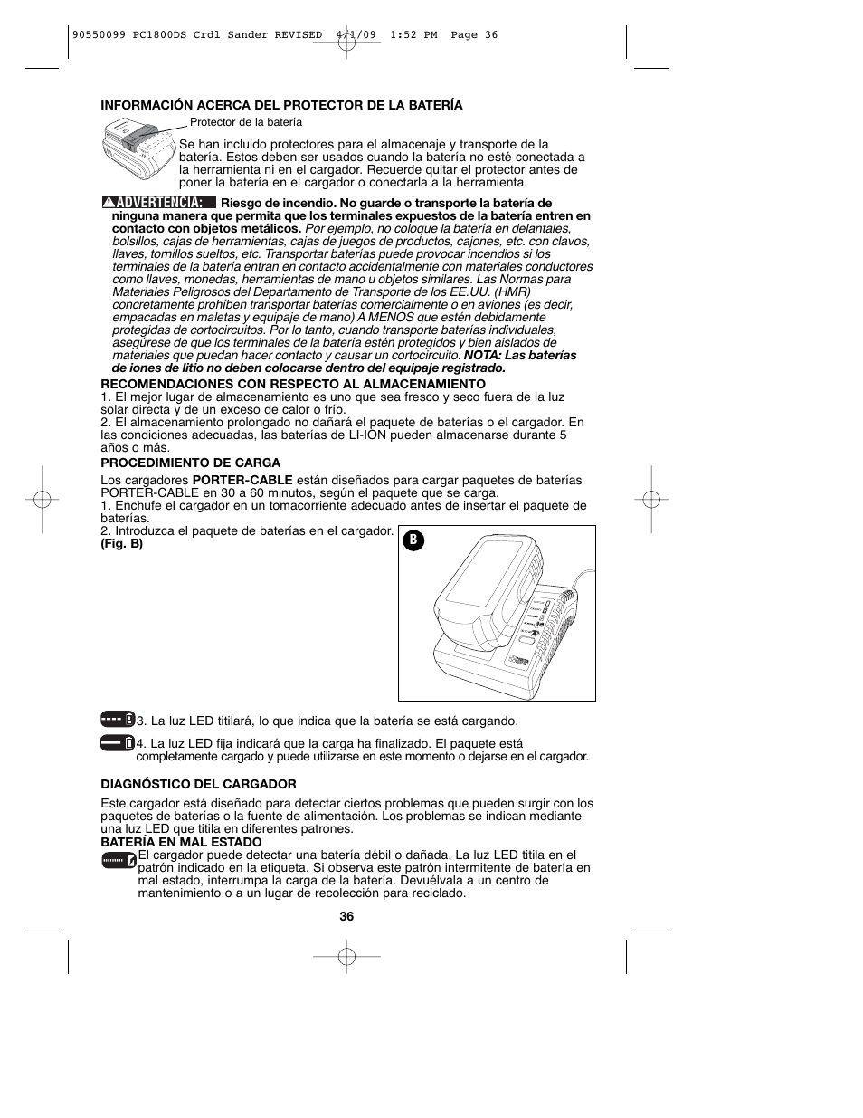 Porter-Cable 90550099 User Manual | Page 36 / 44