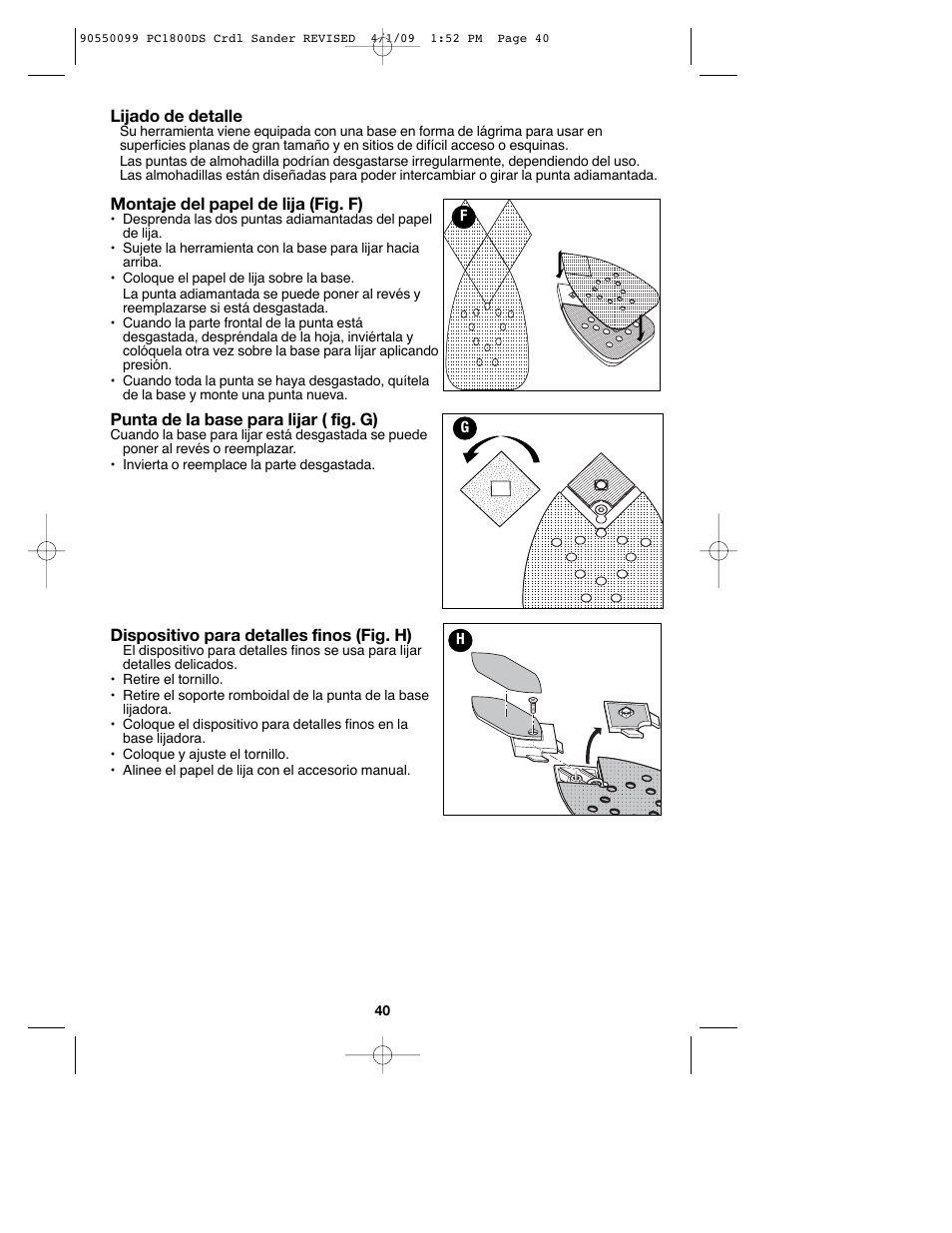 Porter-Cable 90550099 User Manual | Page 40 / 44