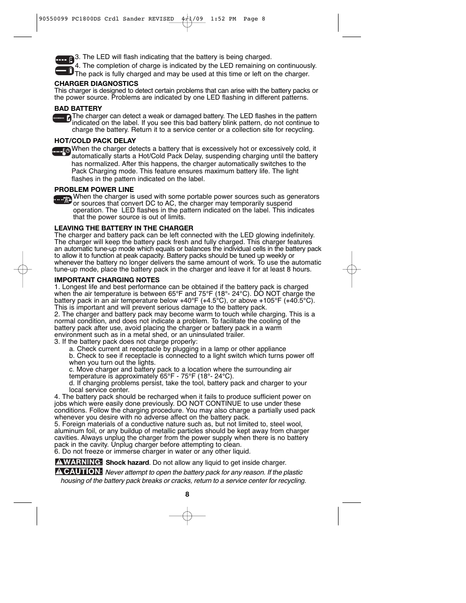 Porter-Cable 90550099 User Manual | Page 8 / 44