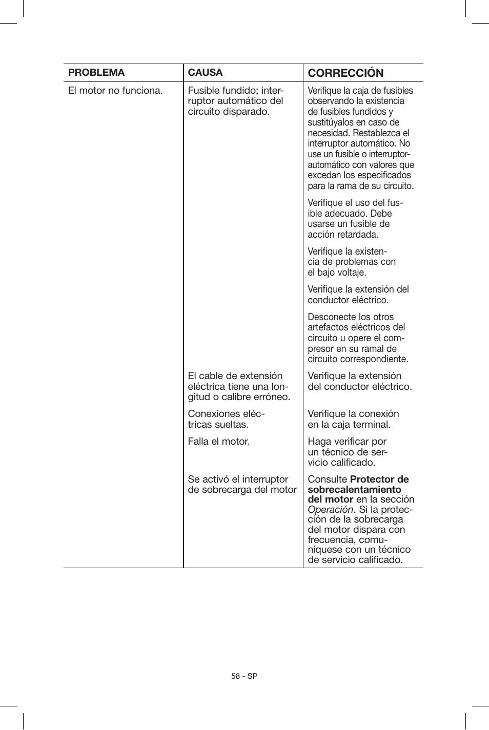 Porter-Cable CF6131 User Manual | Page 58 / 64