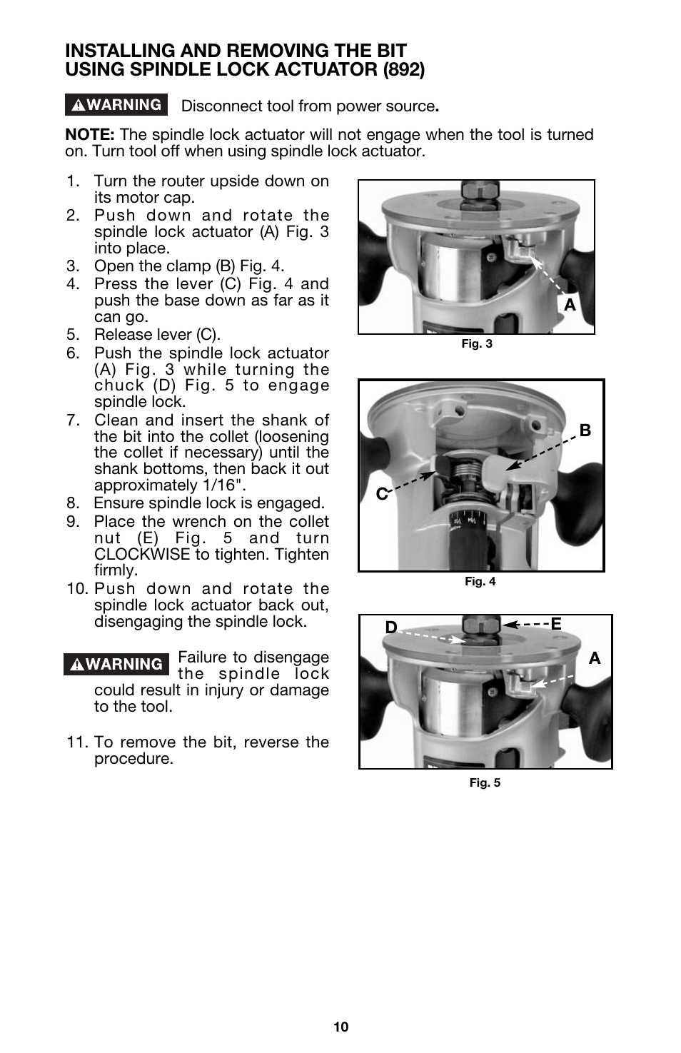 Porter-Cable 891 User Manual | Page 10 / 23