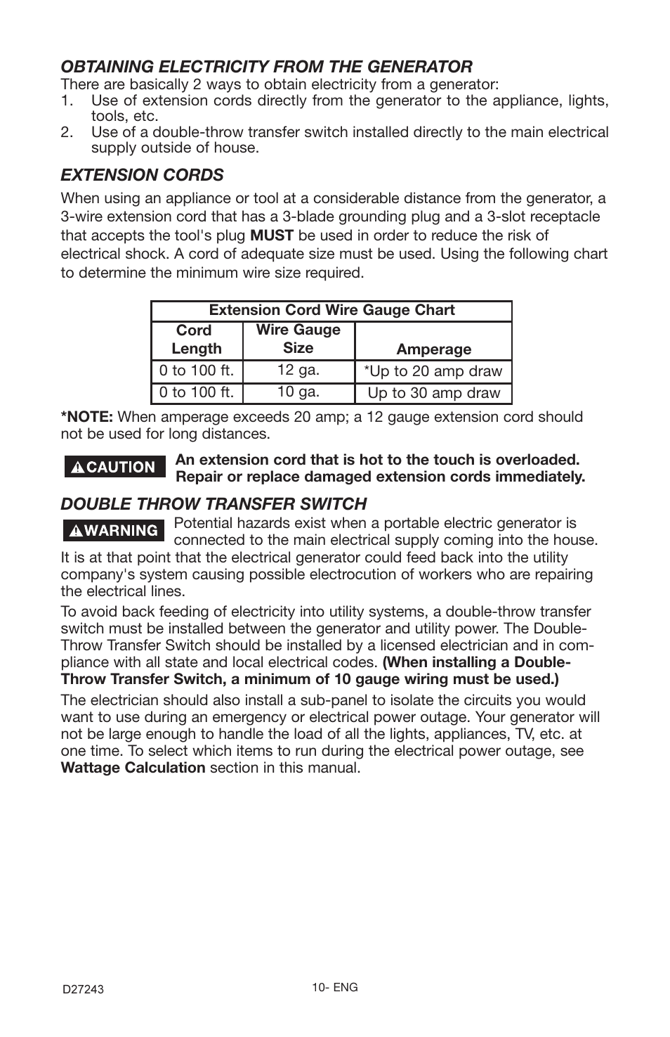 Porter-Cable D27243-028-0 User Manual | Page 10 / 22