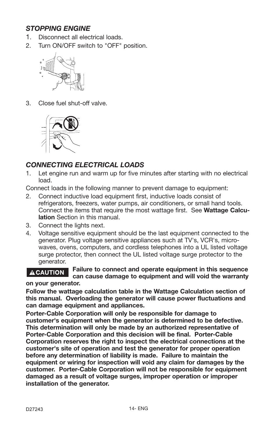 Porter-Cable D27243-028-0 User Manual | Page 14 / 22