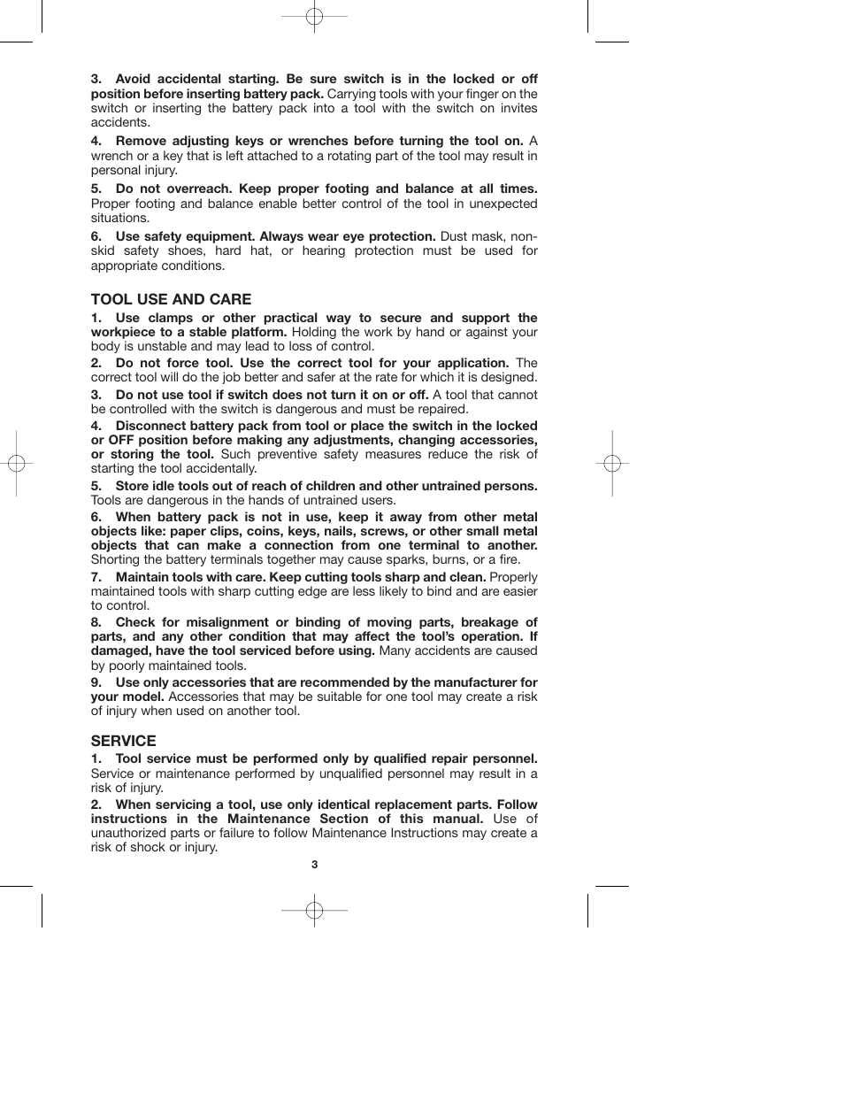 Porter-Cable 877 User Manual | Page 3 / 17