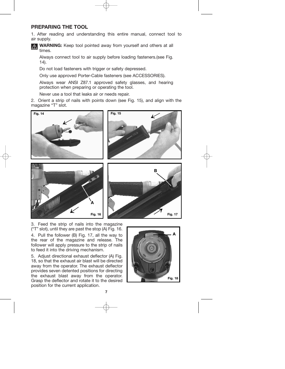 Porter-Cable DA250A User Manual | Page 7 / 13