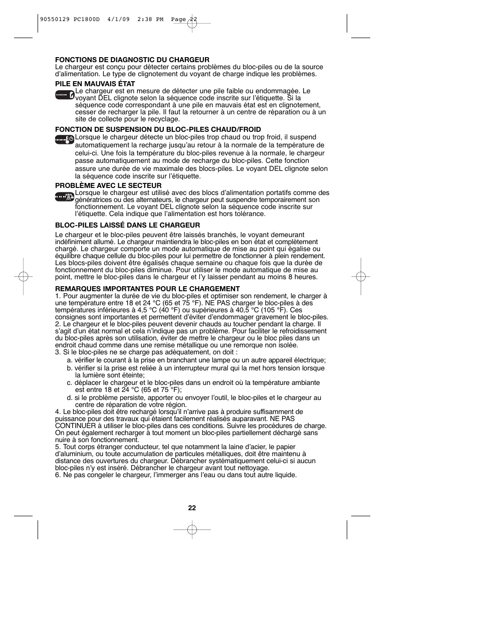 Porter-Cable 8101214 User Manual | Page 22 / 44