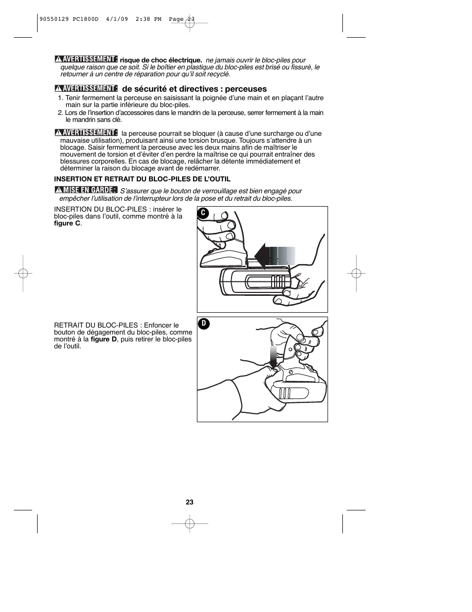 Porter-Cable 8101214 User Manual | Page 23 / 44