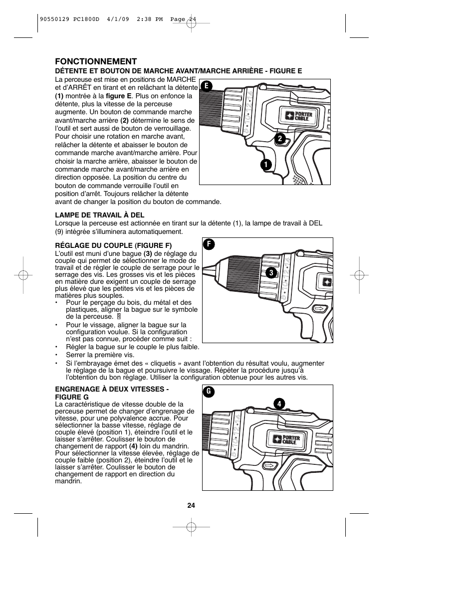 Porter-Cable 8101214 User Manual | Page 24 / 44