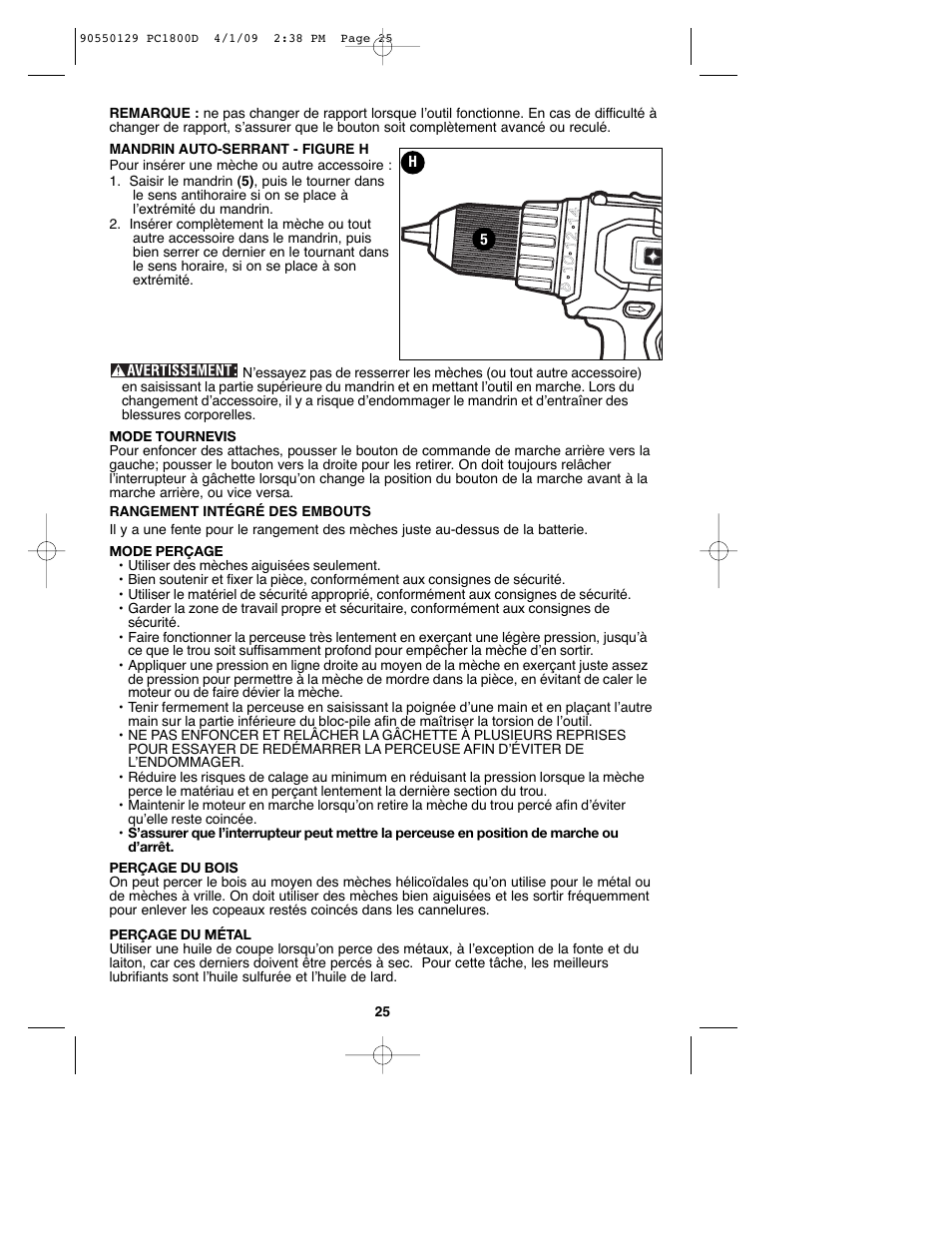 Porter-Cable 8101214 User Manual | Page 25 / 44