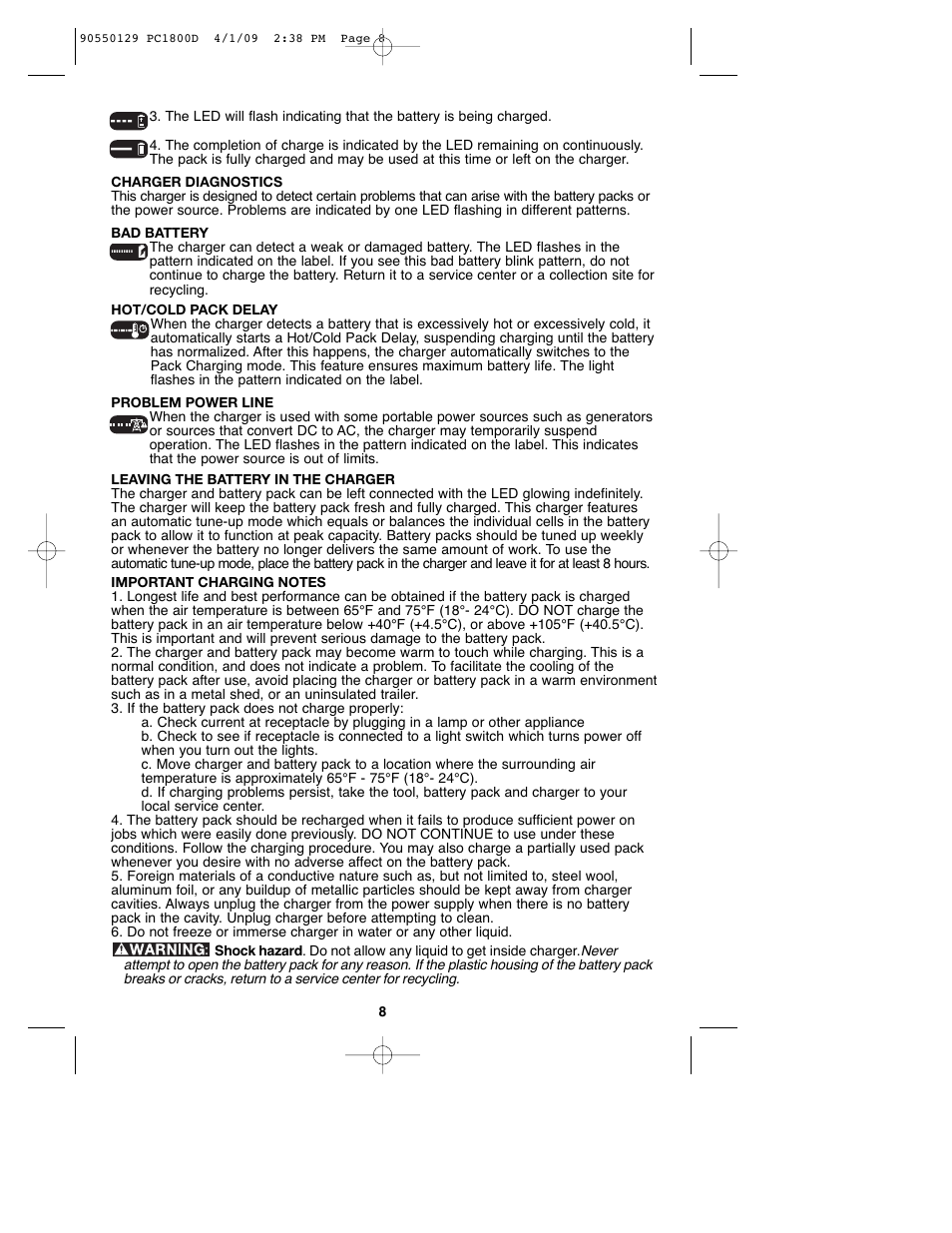 Porter-Cable 8101214 User Manual | Page 8 / 44