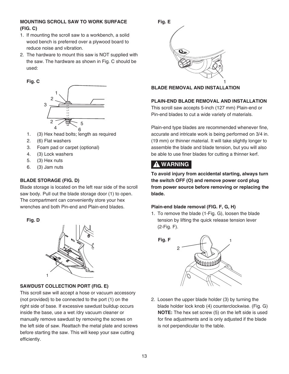 Porter-Cable PCB370SS User Manual | Page 13 / 28