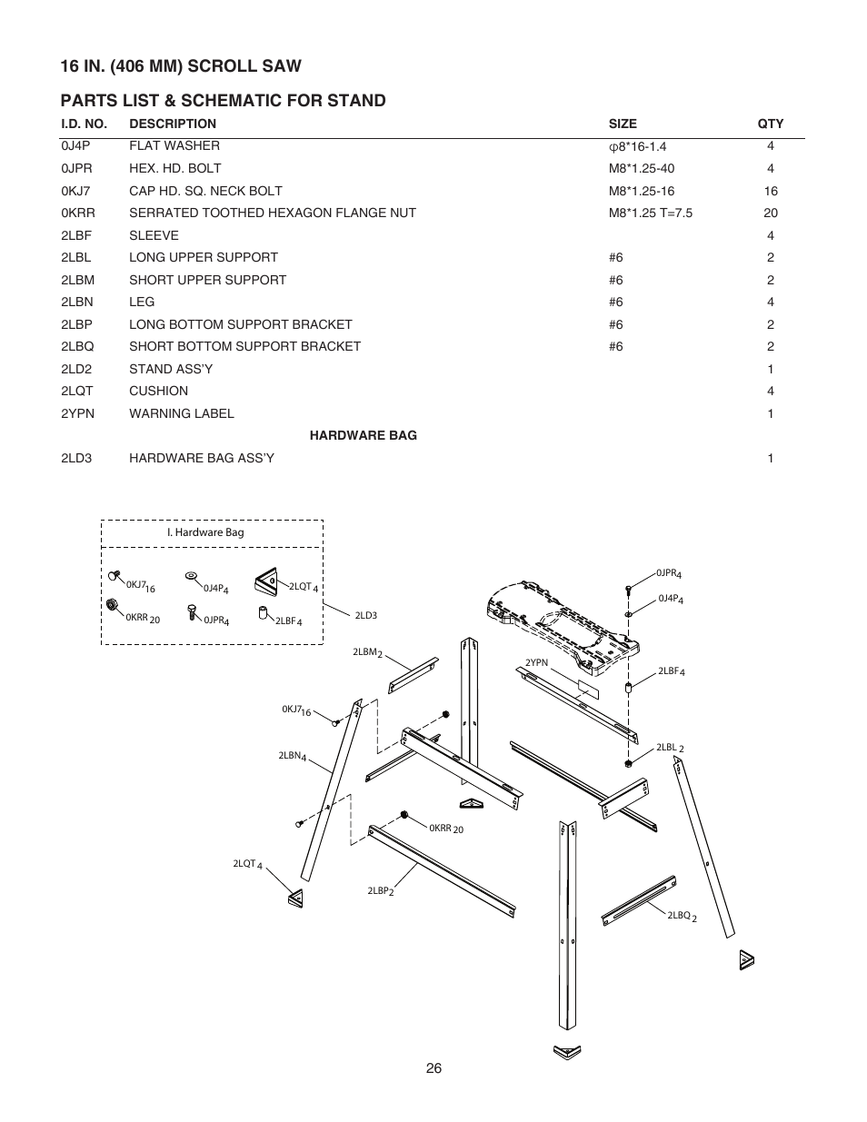 Porter-Cable PCB370SS User Manual | Page 26 / 28