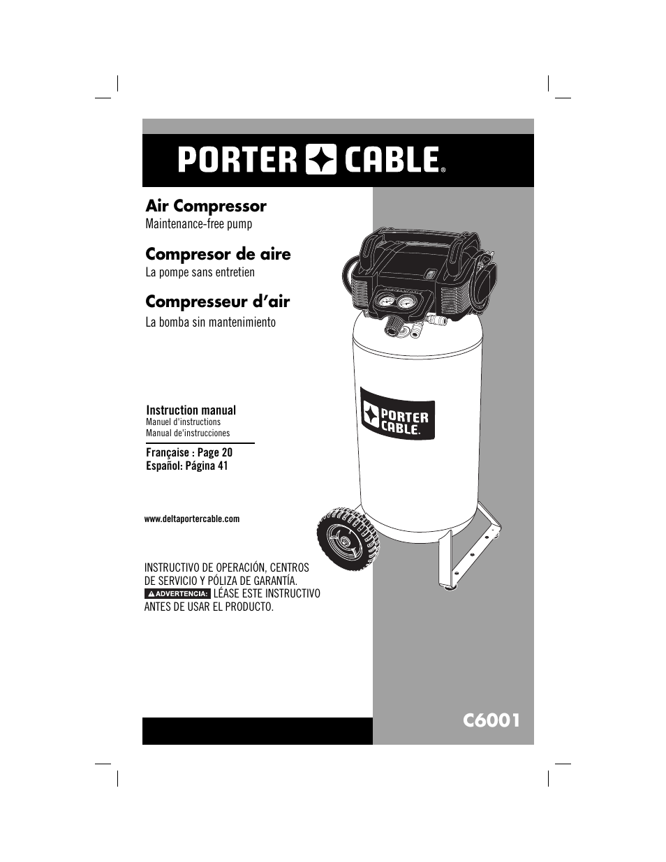 Porter-Cable N078948 User Manual | 64 pages