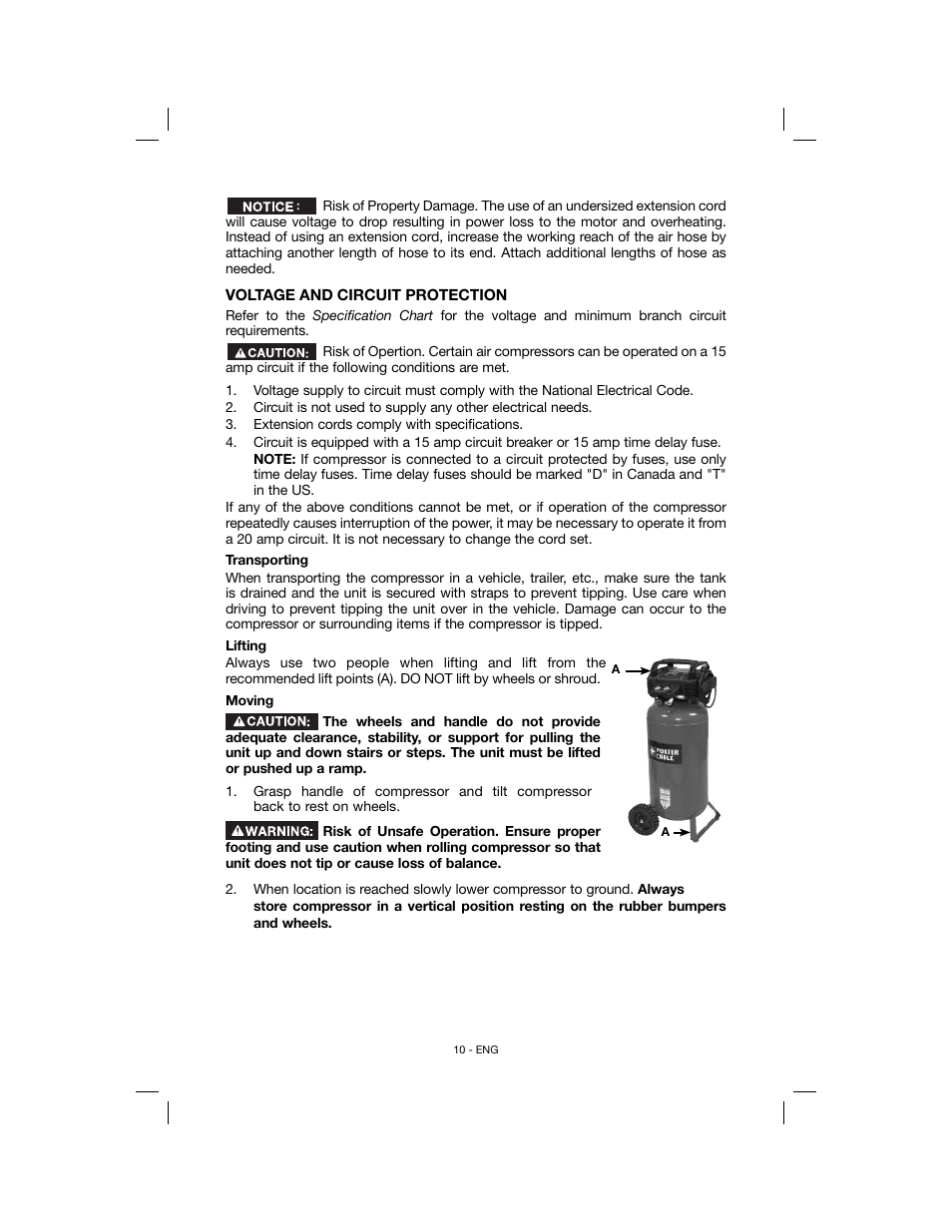 Porter-Cable N078948 User Manual | Page 10 / 64