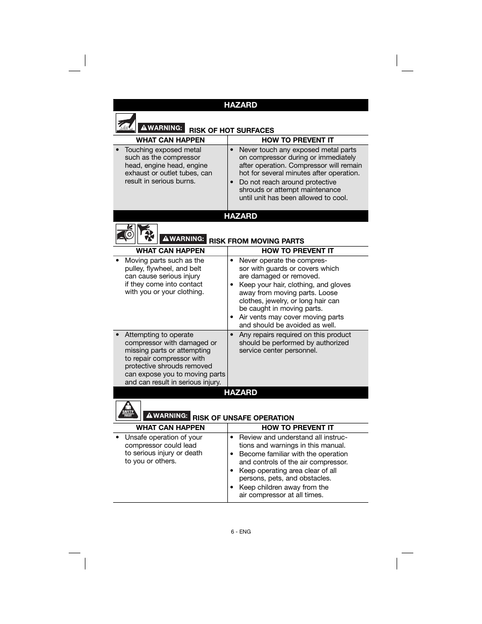 Porter-Cable N078948 User Manual | Page 6 / 64