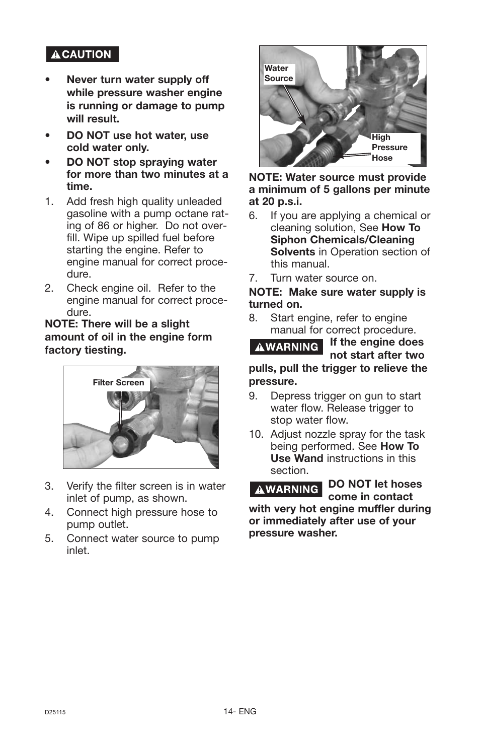 Porter-Cable PC2525SP User Manual | Page 14 / 22