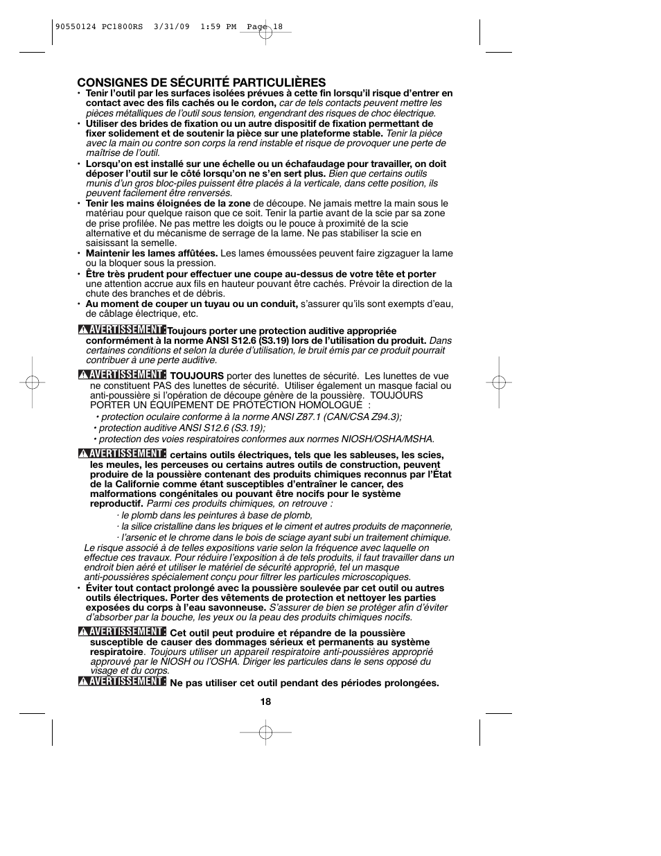 Porter-Cable PCL180RS User Manual | Page 18 / 44