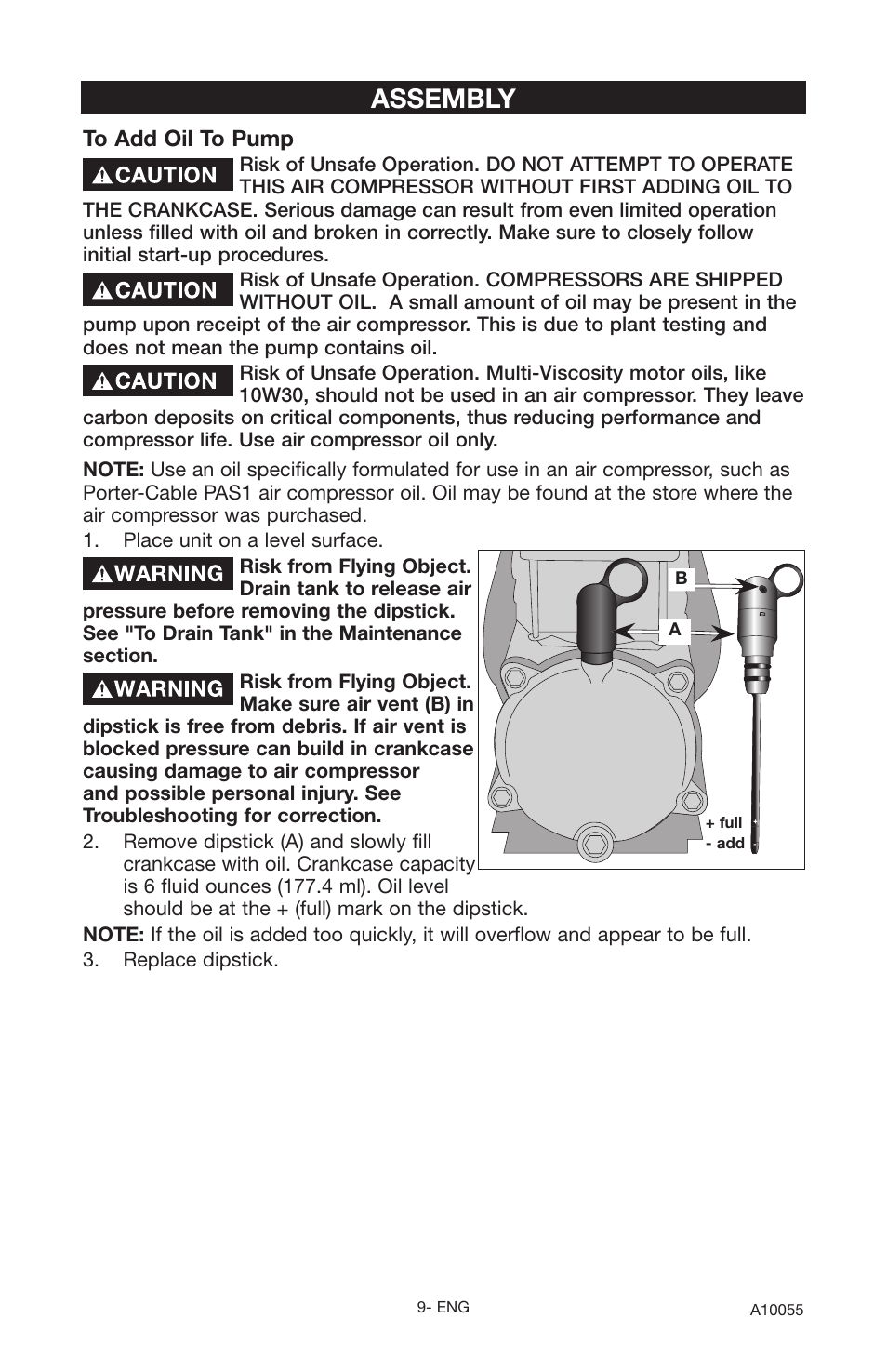 Assembly | Porter-Cable CLFRP350 User Manual | Page 9 / 24