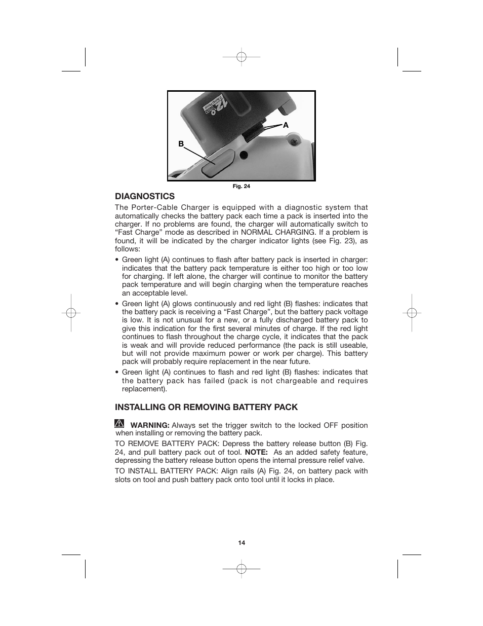 Porter-Cable BN200V12 User Manual | Page 14 / 19