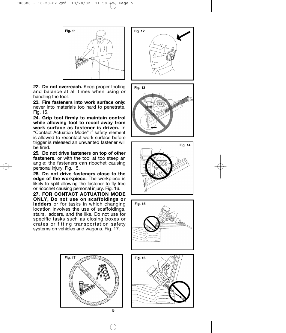 Porter-Cable FCP350 User Manual | Page 5 / 13