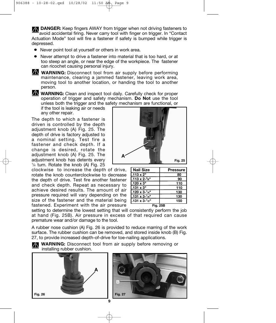 Porter-Cable FCP350 User Manual | Page 9 / 13