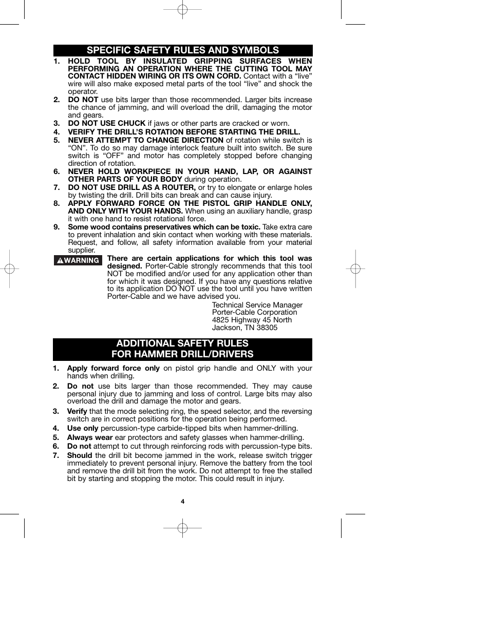 Porter-Cable 987 User Manual | Page 4 / 19